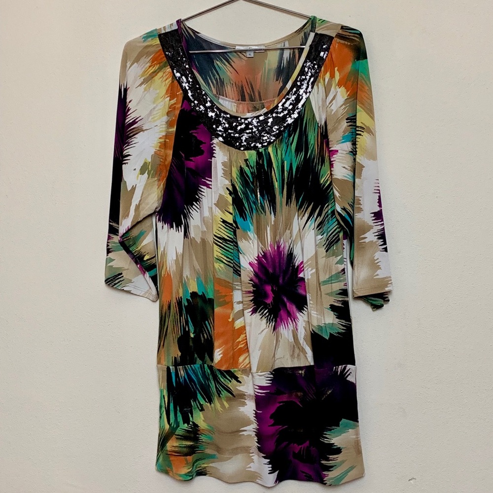 Moa Moa Long Sleeve Dress SZ - XL